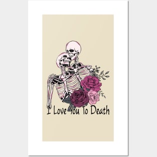 I love you to death  #halloween Posters and Art